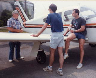 MAFC John Parana and airplane