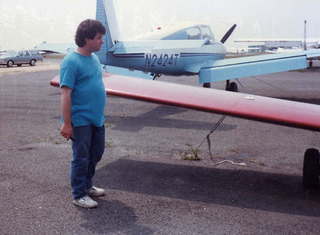 MAFC John Parana and airplane