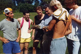 CHS XC 1990 -- Steve Gruber, Eric L., Walt Scott, Tom Sexton, Joe Trautwein