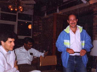 11 01k. Jon Hill party -- Richard Steinberg, Marc Meketon