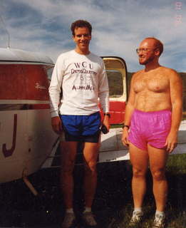 50 01k. Dave Parker, Adam, and N4372J at Penns Cave