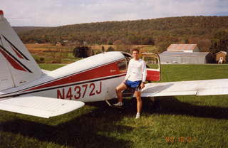 52 01k. Dave Parker and N4372J at Penns Cave