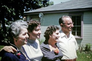 Philip E. Rosenberg slides -- Minnie, Gloria, Syd, Morris