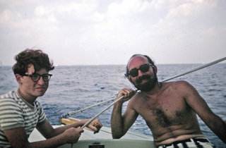 Philip E. Rosenberg slides -- Long Beach Island - sailing - Adam - Phil