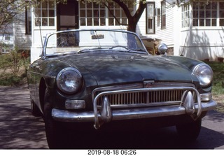 Philip E. Rosenberg slides -- MGB sports car