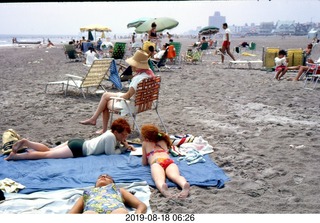 Philip E. Rosenberg slides -- beach - Adam and Betsy