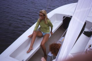 Philip E. Rosenberg slides - Long Beach Island - Loveladies Harbor - boat + Madeleine