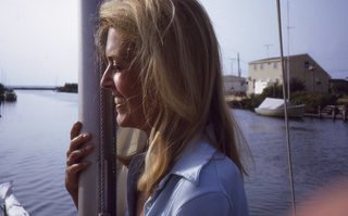 Philip E. Rosenberg slides - Long Beach Island - Loveladies Harbor - boat + Madeleine