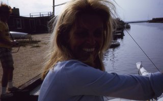 Philip E. Rosenberg slides - Long Beach Island - Loveladies Harbor - boat + Madeleine