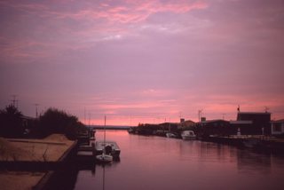 Philip E. Rosenberg slides - Long Beach Island - Loveladies Harbor - boat + Madeleine