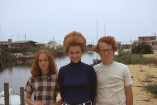 184 029. Philip E. Rosenberg slides - Long Beach Island - Loveladies Harbor + Betsy, Peggy, Adam