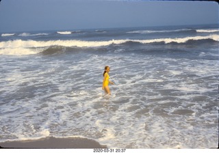 Betsy at the beach