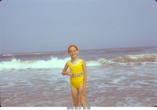 199 02l. Betsy at the beach