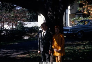 Adam and Betsy in a tree