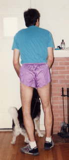 105 0w1. Pasadena -- Mark Voit and dog Sierra