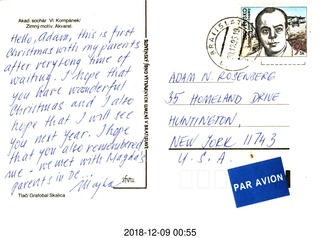 postcard from Eastern Eu rope