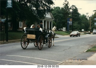 Joe and Vicki Hughes wedding - Joe and Vicki in a carriage