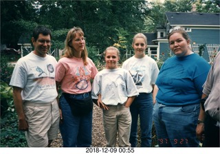 Kevin + Barbara Gardner + two daughters + Helen Bird