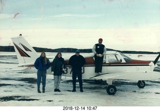 friends + Adam + N4372J in the snow