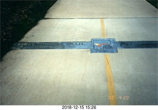 Atlanta Silver Comet Trail run  - starting stone