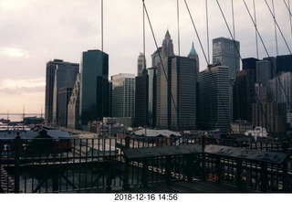 Brooklyn Bridge - downtown Manhattan