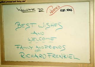 AMPS Dick's retirement whiteboard