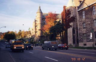 112 1c1. Autumn city street in Montreal