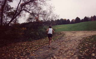 347 1i1. Shore AC XC 1993 -- Scott running alone