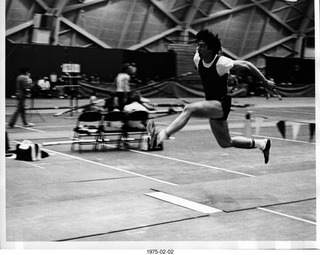 1975 February 2, Sunday, Princeton Track - Tom Fink