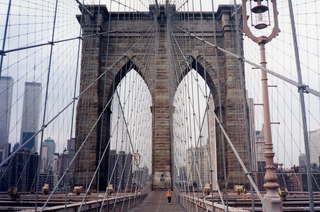 NYC Brooklyn Bridge, Trade Center