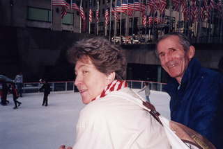 Maria and Teo at Rockafeller Center