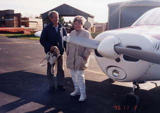 Teo and Maria and N4372J at College Park