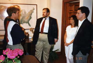 Jeff Bottger party, Lori, Maria, and Don