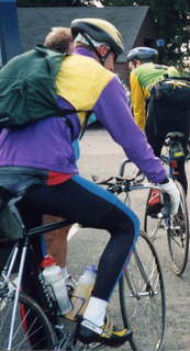 701 2w1. Shore AC XC 1997 -- folks riding away