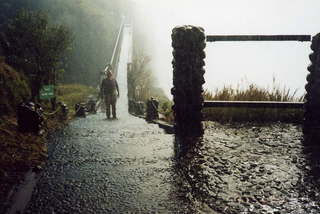 Adam on Knife Bridge -- Zambia, Zimbabwe, Africa