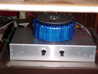 1121 4a5. Homebuilt Linn power supply, blurry