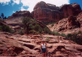 Sedona, Adam and red rocks