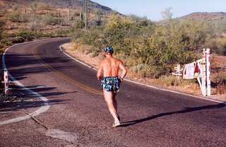 Phoenix, Adam running at South Mountain Park 1