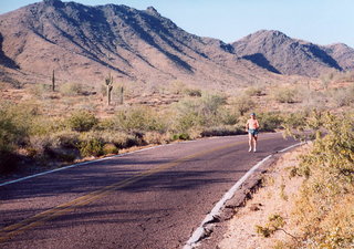 161 4rg. Phoenix, Adam running at South Mountain Park 5