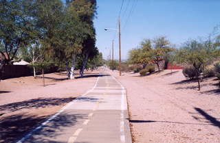 Bike path south of Pima