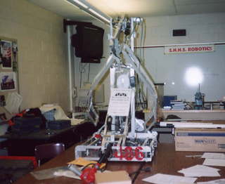 1186 503. Robotics Strath Haven HS FIRST robot from year 2000