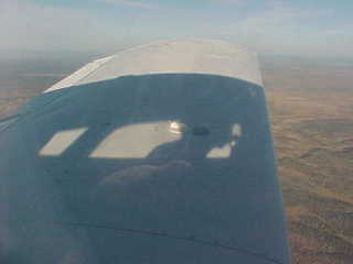 my shadow on the wing