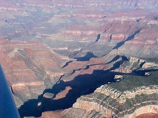 54 521. Grand Canyon north wall 3 -- aerial