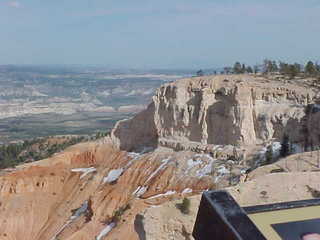 Bryce Canyon, Navaho Mountain in distance (faint)