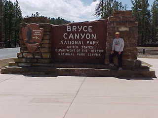 Bryce Canyon park entrance and Adam 2 (A)