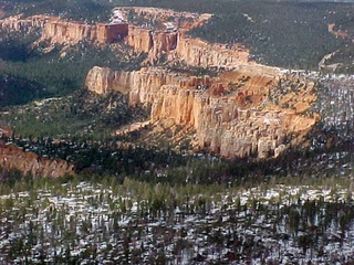 Bryce Canyon wider view hoodoos aerial (B)