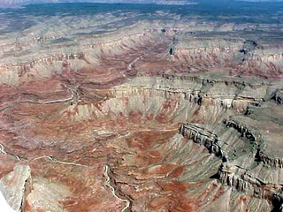 88 527. Grand Canyon south tributary 7 -- aerial