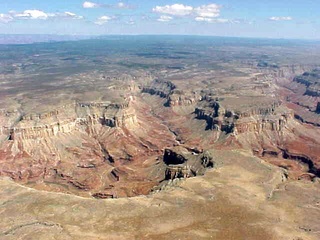 89 527. Grand Canyon south tributary 8 -- aerial