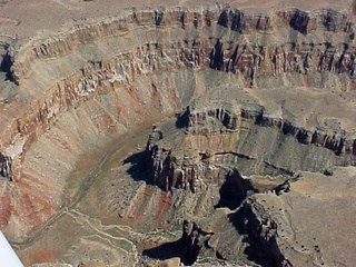 92 527. Grand Canyon south tributary 11 (A) -- aerial