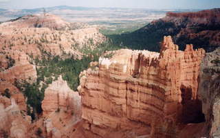 Bryce Canyon hoodoos aerial 3 (A)